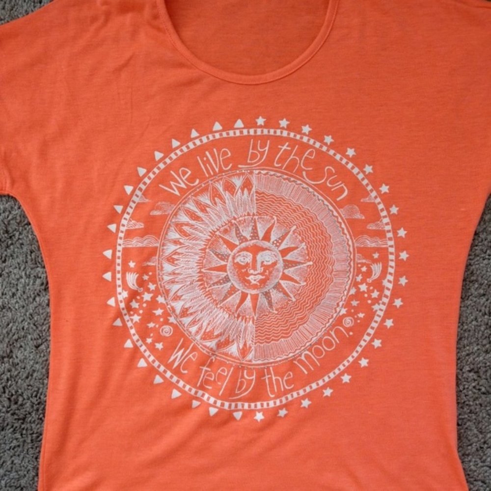 Super Soft Sun Moon Rhinestone Tee - Picture 2 of 3